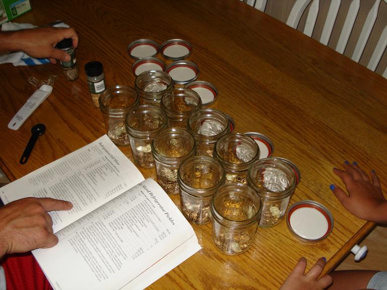 Getting Ready To Jar The Pickles Refigerator Pickles