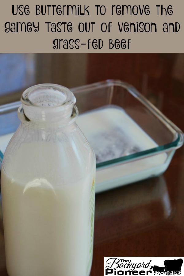 Use Buttermilk To Remove The Gamey Taste From Venison And Grass-Fed Beef