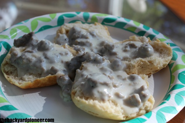 While making sausage gravy, I found my Dutch oven top fits the