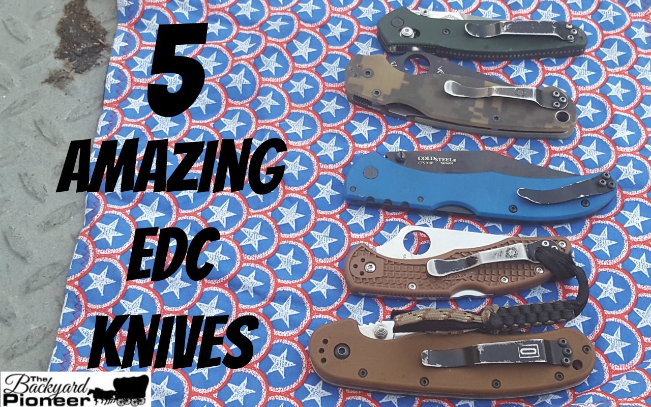 5 Amazing EDC Knives