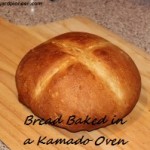 Bread baked in a kamado