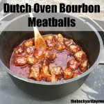 Dutch Oven Bourbon Meatballs
