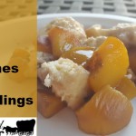 Dutch Oven Peaches And Dumplings